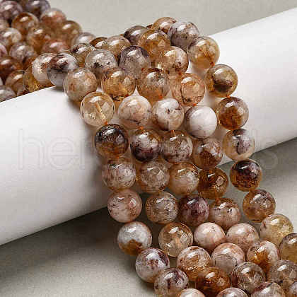 Natural Citrine Beads Strands G-P569-A01-03-1