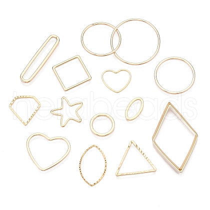 Brass Assorted Findings KK-T073-30G-1