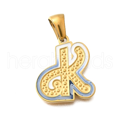 304 Stainless Steel Pendants STAS-K297-01G-K-1