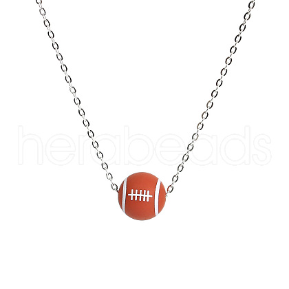 Silicone Pendant Necklaces FS-WGAF623-09-1