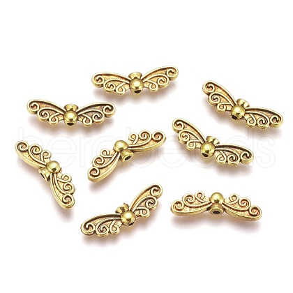 Tibetan Style Alloy Beads TIBEB-1331-AG-LF-1