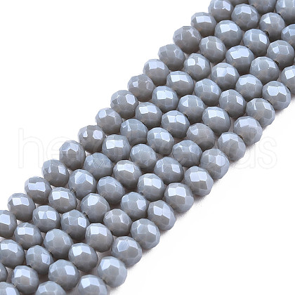 Electroplate Glass Beads Strands EGLA-A034-P3mm-A16-1
