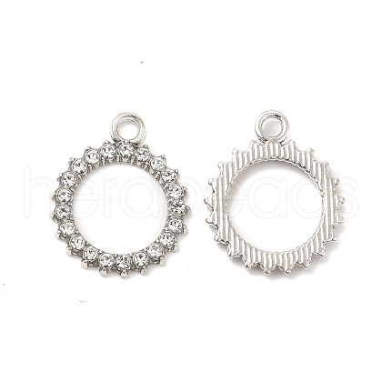 Alloy Rhinestone Pendants PALLOY-I217-16P-1