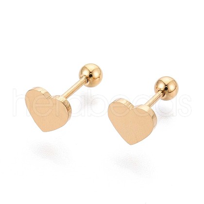 304 Stainless Steel Stud Earrings for Women EJEW-N059-08G-1