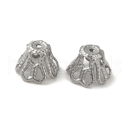 Non-Tarnish 304 Stainless Steel Bead Caps STAS-P363-03A-P-1