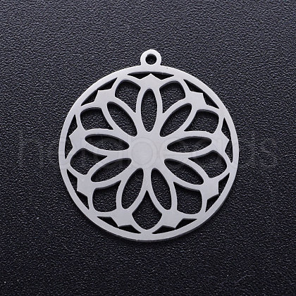Non-Tarnish 201 Stainless Steel Pendants STAS-Q201-JN345-1-1