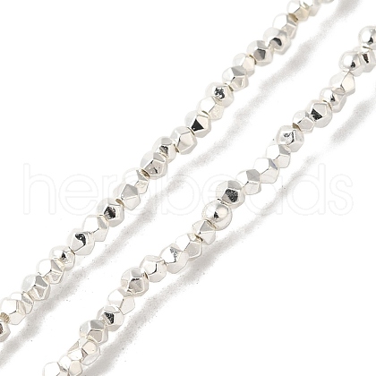 Electroplated Synthetic Non-magnetic Hematite Beads Strands G-I364-O01-S-1