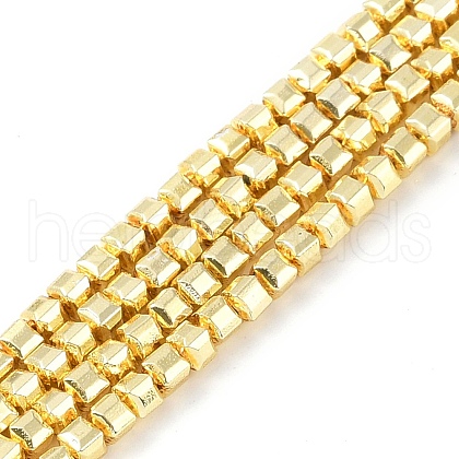Electroplated Synthetic Non-Magnetic Hematite Beads Strands G-U003-18A-01-1