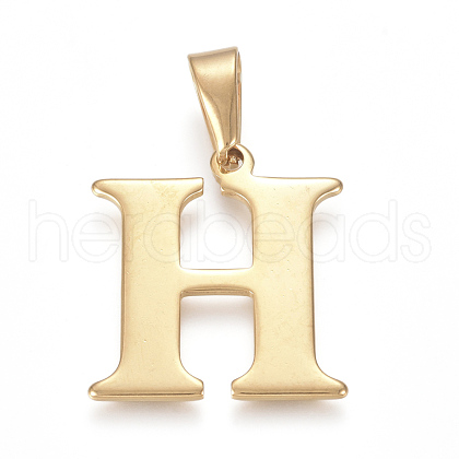 304 Stainless Steel Pendants STAS-F106-95G-H-1