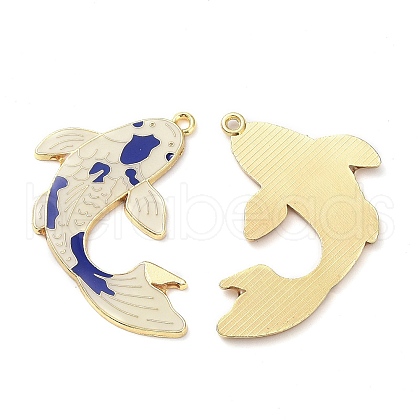 Alloy Enamal Pendants PALLOY-K009-06G-01-1