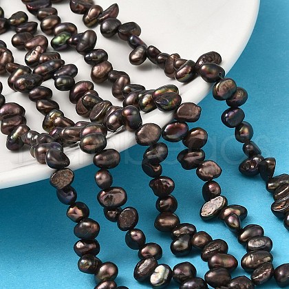 Natural Cultured Freshwater Pearl Beads Strands PEAR-I007-03C-02B-1