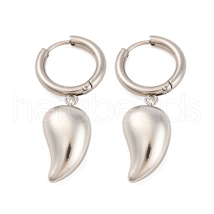 Non-Tarnish 304 Stainless Steel Hoop Earrings for Women EJEW-Z057-14P-04-1