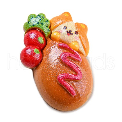 Opaque Resin Imitation Food Decoden Cabochons CRES-P026-D01-1