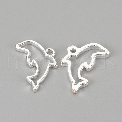 Alloy Open Back Bezel Pendants X-TIBE-S308-34S-1