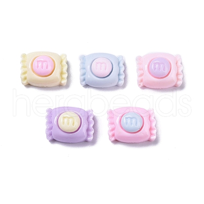 Opaque Cute Resin Decoden Cabochons RESI-B024-01J-1