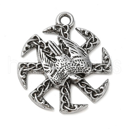 Tibetan Style Alloy Pendants FIND-G067-03AS-1