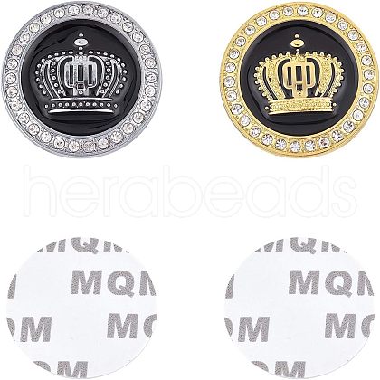 Zinc Alloy Car Stickers DIY-FH0001-010-1