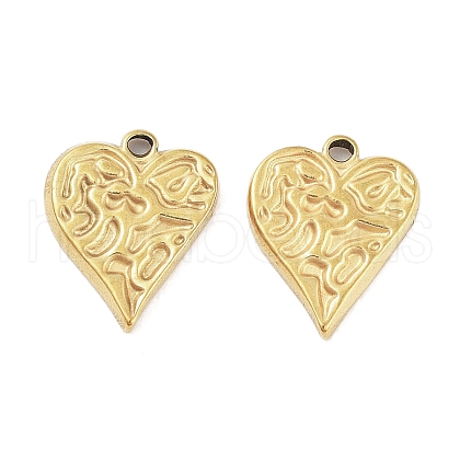 304 Stainless Steel Pendants STAS-P364-23G-1