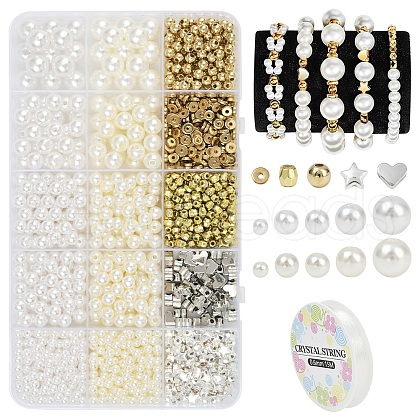 DIY Stretch Bracelet Jewelry Kits DIY-YW0011-61-1