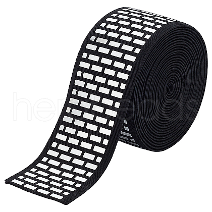 BENECREAT 3M Polyester Elastic Wide Band DIY-BC0013-62B-1