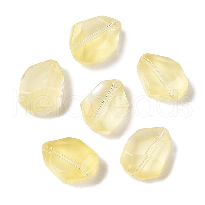 Transparent Spray Paint Glass Beads GLAA-Z011-05B-1