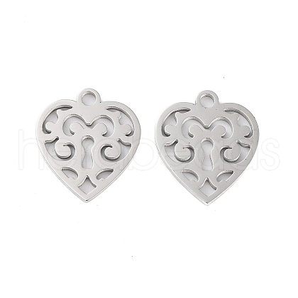 Non-Tarnish 316 Stainless Steel Charms STAS-C096-12D-P-1