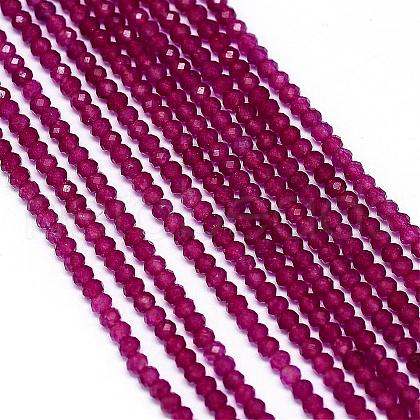 Natural White Jade Bead Strands G-G914-2mm-06-1