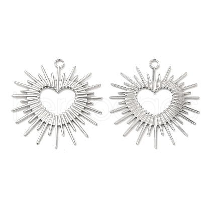 Non-Tarnish 304 Stainless Steel Pendants STAS-Z041-34P-1