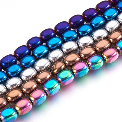 Electroplate Non-magnetic Synthetic Hematite Bead Strands G-I208-14-1