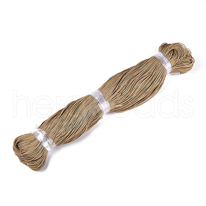 Round Waxed Polyester Cord YC-R135-1.5mm-01B-1