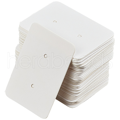 SOFPLATE 300Pcs Paper Jewelry Earring Display Cards with Hanging Hole CDIS-SP0001-05A-1