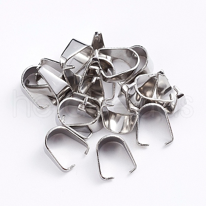 Stainless Steel Snap on Bails YS-TAC0003-05D-P-1