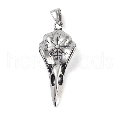 Viking 316 Surgical Stainless Steel Pendants STAS-E212-17AS-1