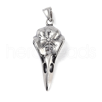 Viking 316 Surgical Stainless Steel Pendants STAS-E212-17AS-1