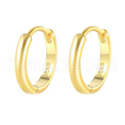 Simple 925 Sterling Silver Circle Hoop Earrings DG6387-9-1