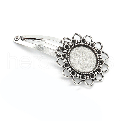 Alloy Snap Hair Clip Finding PW-WG38295-13-1