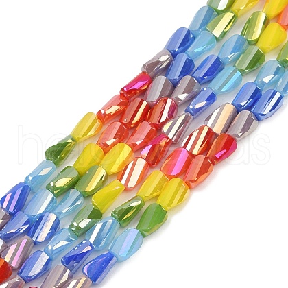 Electroplate Glass Beads EGLA-D300-01A-1