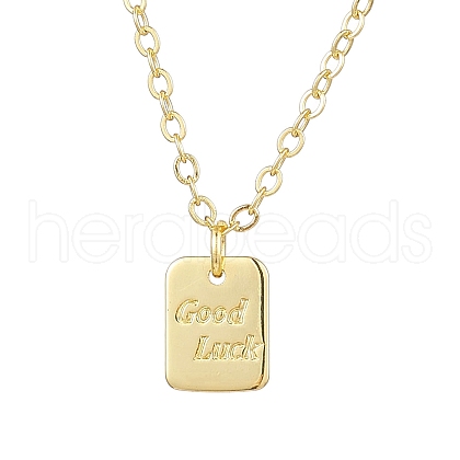 Brass Pendant Necklaces NJEW-JN04797-1