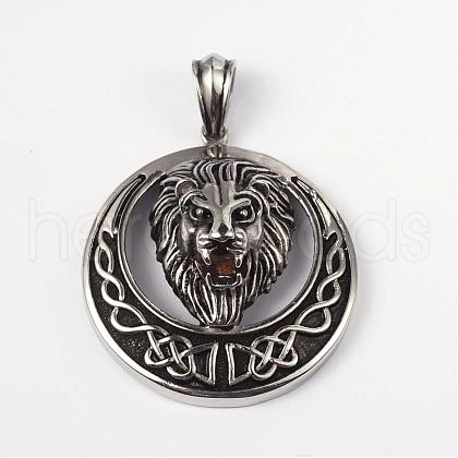 316L Surgical Stainless Steel Big Pendants STAS-L186-113AS-1