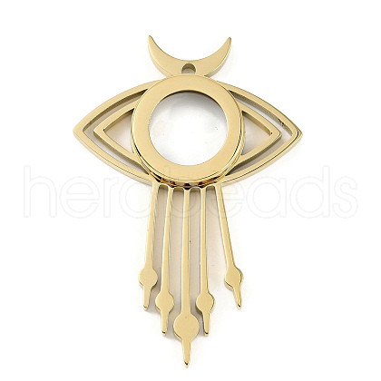 Ion Plating(IP) 304 Stainless Stee Locket Big Pendants STAS-S132-12G-01-1