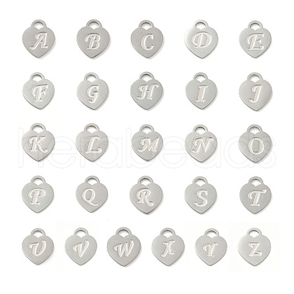 26Pcs 304 Stainless Steel Pendants FIND-M017-01P-1