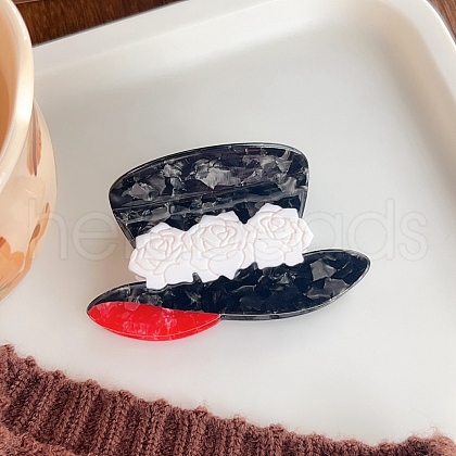 Cellulose Acetate(Resin) Claw Hair Clips PW-WG32B7C-01-1