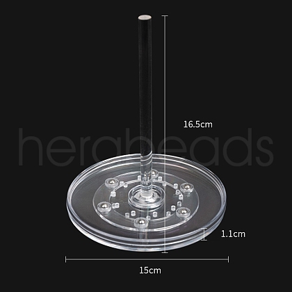 Rotatable Acrylic Yarn Spinner PW-WG6CAC6-02-1