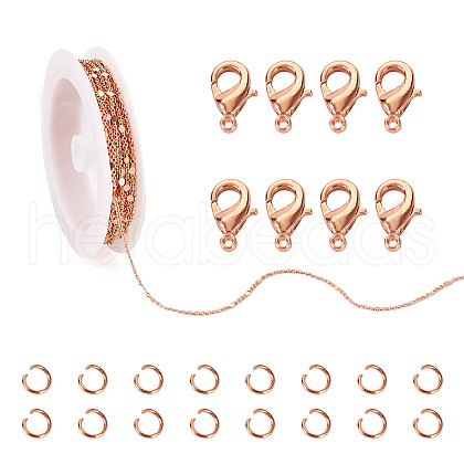 DIY Chains Bracelet Necklace Making Kit DIY-TA0006-36-1