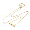 201 Stainless Steel Pendant Necklace for Women NJEW-F335-02G-06-2
