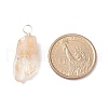 Rough Raw Natural Citrine Pendants PALLOY-JF01785-03-3