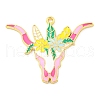Alloy Enamel Pendants FIND-Z049-02B-01G-1