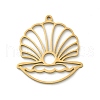 201 Stainless Steel Pendants STAS-I332-03G-1
