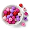 35Pcs Food Grade Eco-Friendly Silicone Focal Beads SIL-FS0001-22D-2