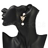 3 Pairs 3 Styles Brass Earring Sets EJEW-JE06461-4
